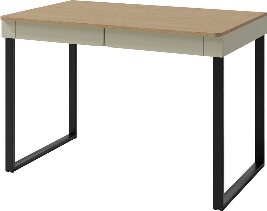 Schreibtisch 125X85X63 Cm Luca Lc11 Mit 2 Schubladen Eukalyptus/Baltic Eiche