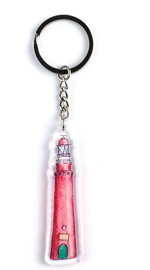 Faro Schiermonnikoog Portachiavi Acrilico Joyin - Souvenir Olanda