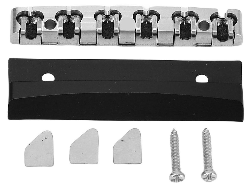 Ersatz-Rollensattel für E-Gitarren (TL 43 mm, Edelstahl)