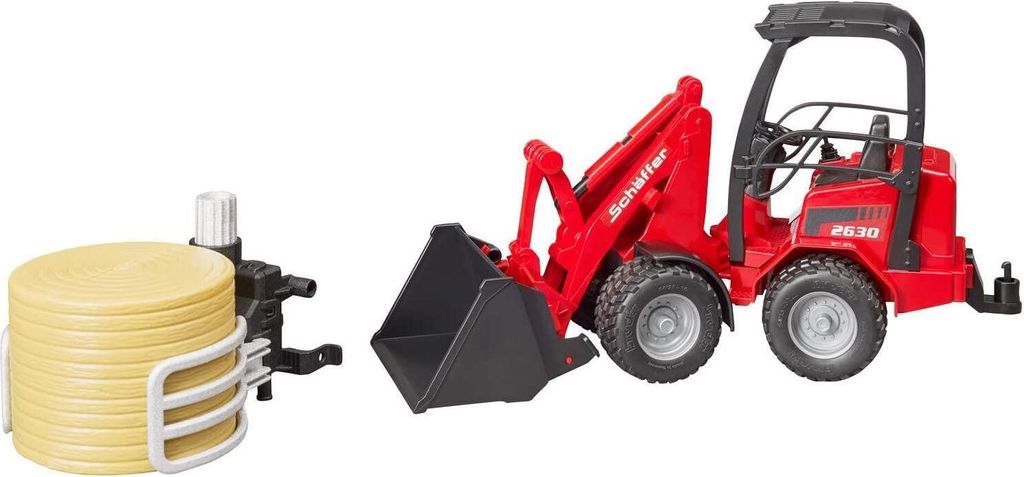 Bruder 02192 - Nakladač Schäffer 2034 s drapákom na balíky Obrázok produktu 10