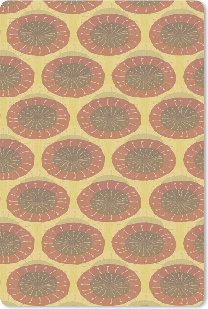MuchoWow Mauspad Mousepad Sonnenblumen - Muster - Südamerika 18x27 cm - Mousepads - Maus Mat - Pad - Mausunterlage