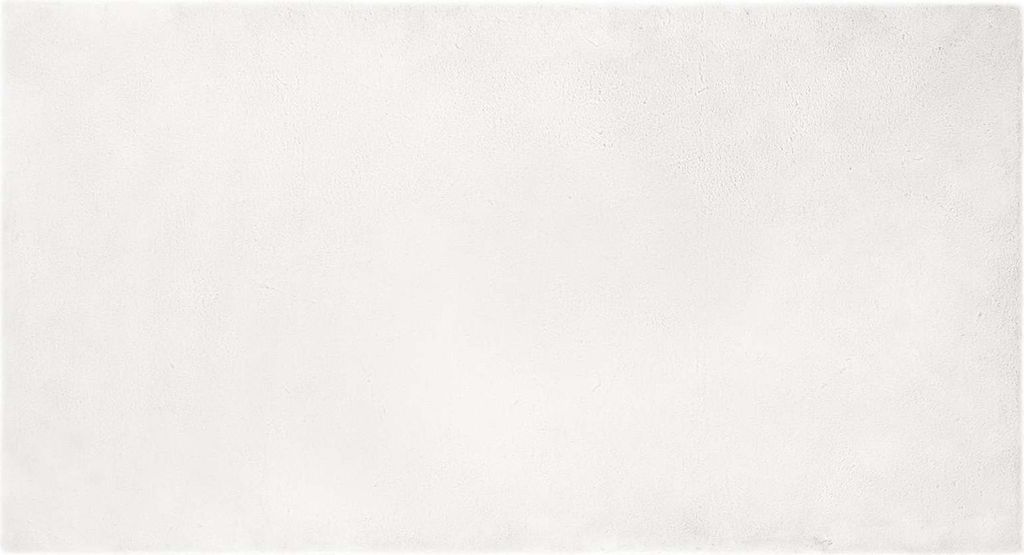 vidaXL Kunstfell Hasen Teppich Olite Weiß 60 x 110 cm Polyester