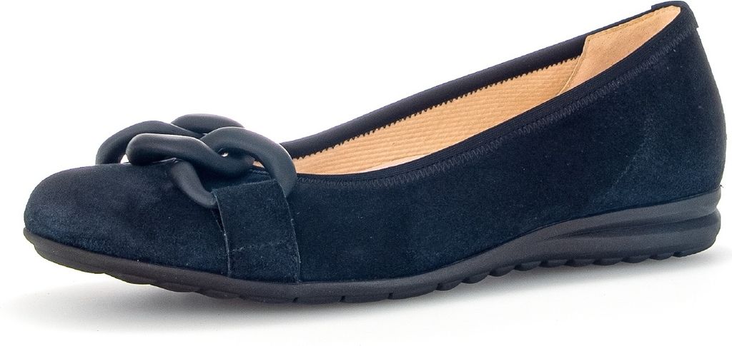 Gabor FLORENZ Ballerinas - Damen Halbschuhe - Slipper blau Produktbild 