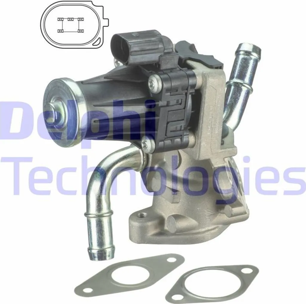 Vanne EGR haute performance Delphi EG10438-12B1 avec montage facile