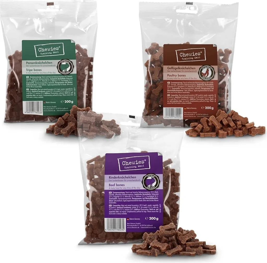 Chewies Training Maxi Multipack 3x 200g - Friandises pour Chiens