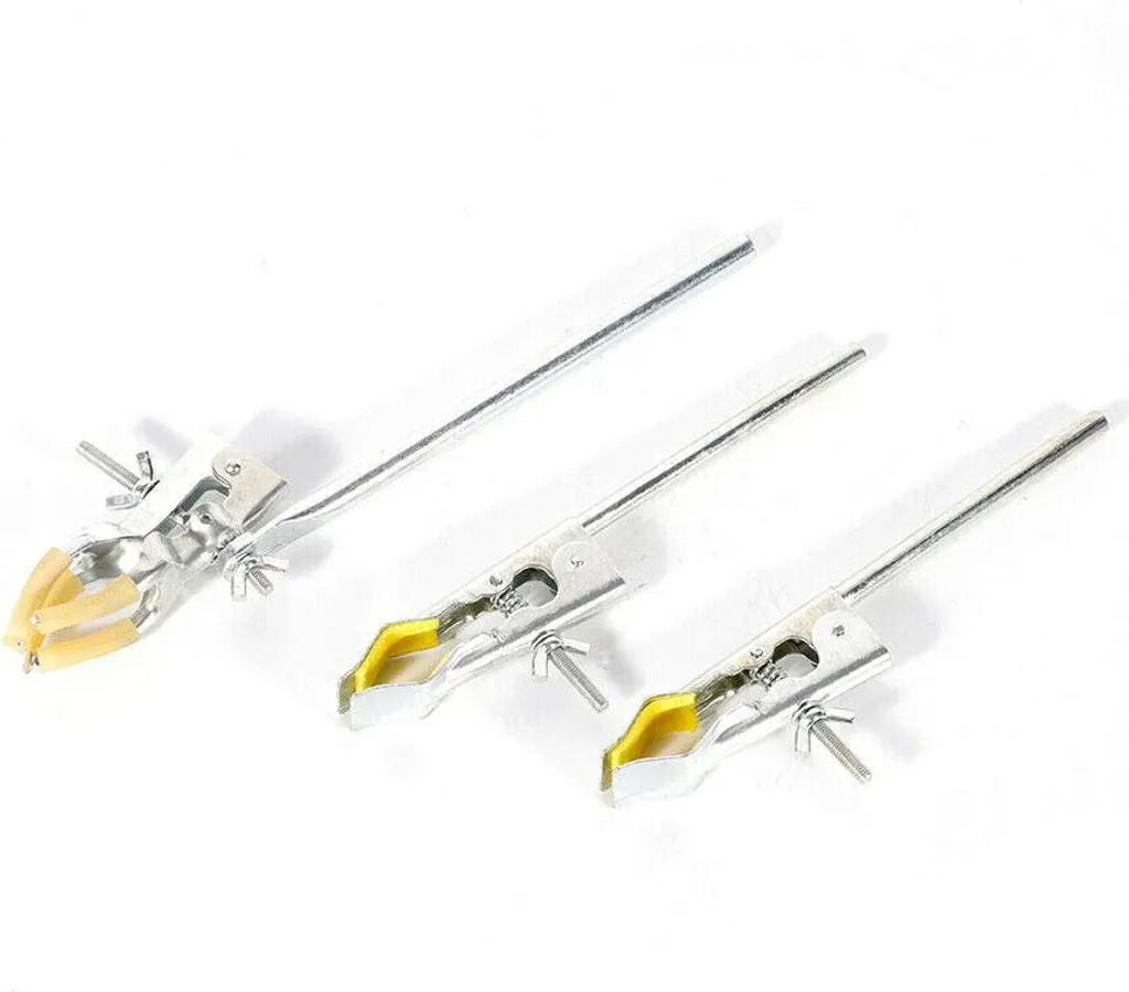 Support de laboratoire 60cm avec pince de condensateur à piston en acier