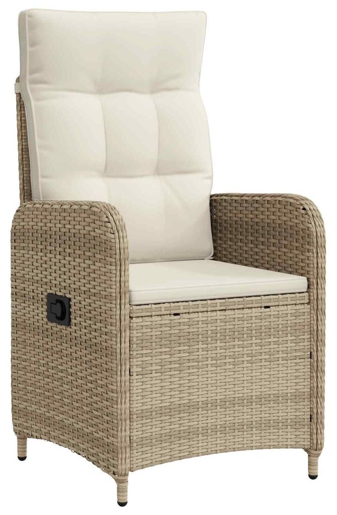 Möbel Verstellbarer Gartenstuhl Beige und CremeweißGartenstühle - Gartenstühle c6800