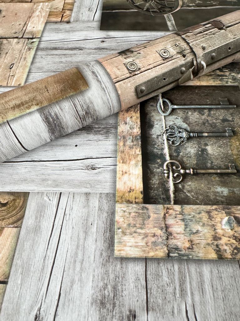 PVC Tischdecke Nostalgie Wachstuch NEU · Breite & Länge wählbar · abwaschbare Tischdecke · Holz Holzdiele grau beige Texas , Größe:130 x 120 cm