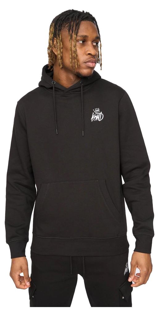 Kings Will Dream - "Crosby" Kapuzenpullover für Herren, Baumwollmischung BG2501 (S) (Schwarz)