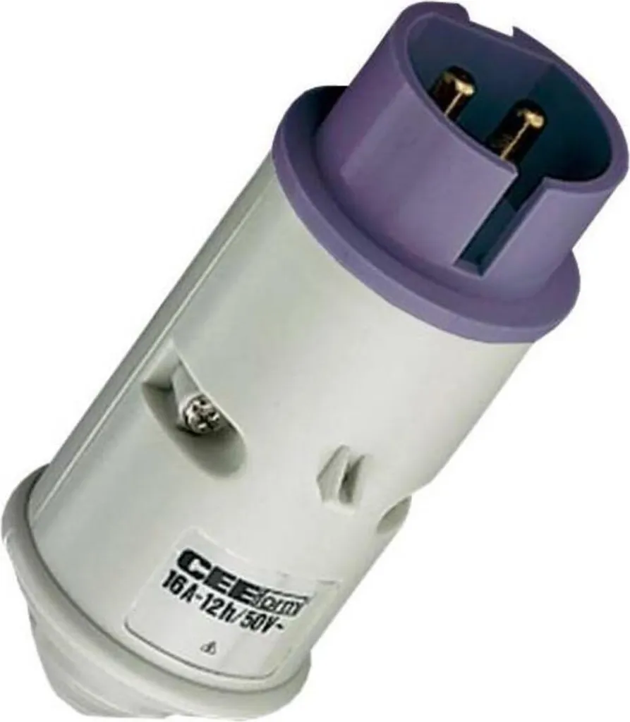 Fiche 16A Mennekes 629A IP44 - Connexion Rapide et Haute Résistance 2P+T