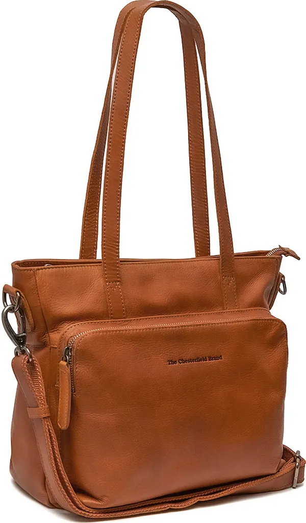 Sac shopper Alicante Cognac The Chesterfield Brand en cuir de haute qualité