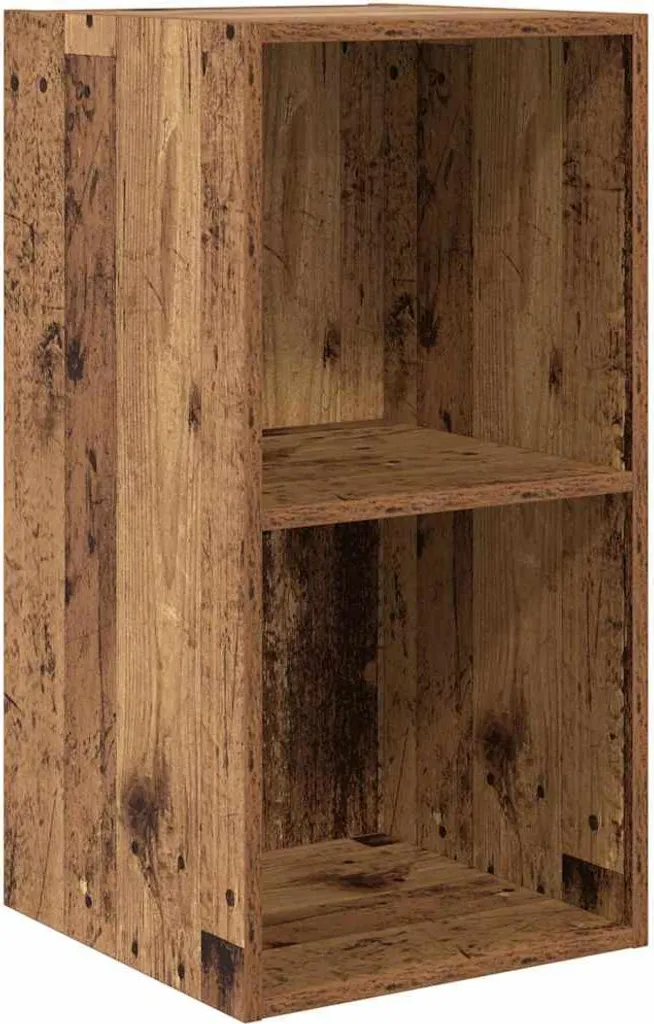 Mobile Porta TV SYFAX Legno Vecchio 37x37x72 - Stile Industrial