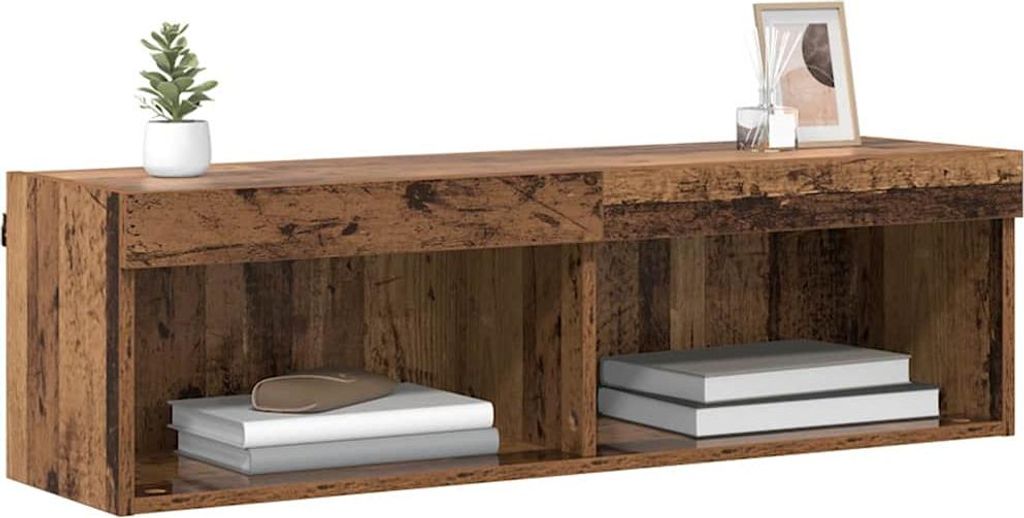 “2026 Modern“ TV-Schrankset Altholz 100 x 30 x 30cm Holzwerkstoff - Designermöbel 545028 - TV-Schränke