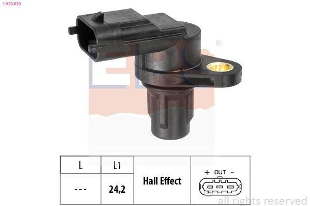 EPS Nockenwelleposition Sensor für KIA Stonic Schrägheck (YB) Nockenwellen 1.953.830