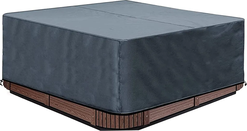 Housse de protection pour spa de jardin 4 saisons carrée Climecare 2m
