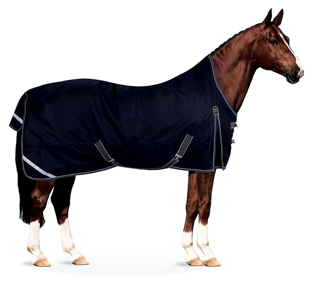 Weidedecke Oakland Highneck mit Fleece 125cm Navy