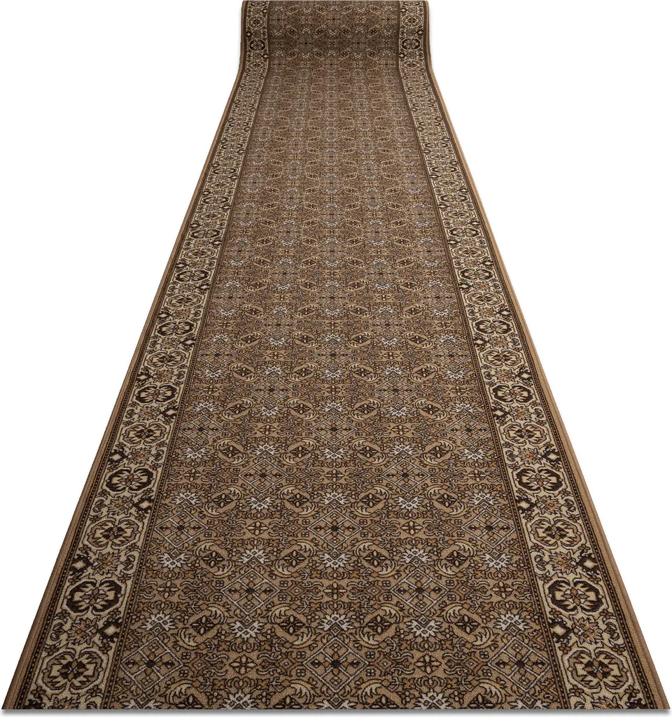 Tapis de couloir anti-glisse BIDJAR beige 67x340 cm sécurité sol