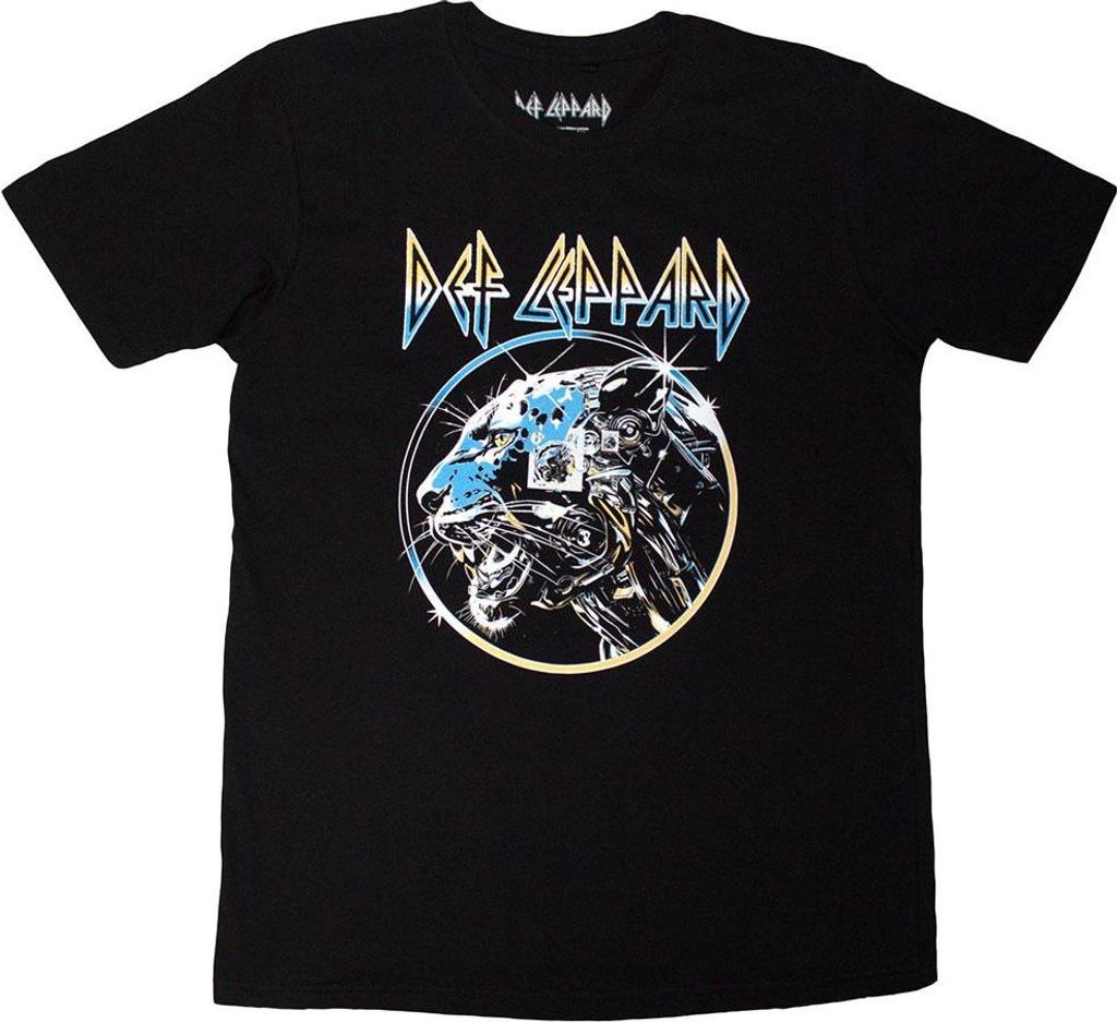 Def Leppard - T-Shirt für Herren/Damen Uni RO14237 (M) (Schwarz)