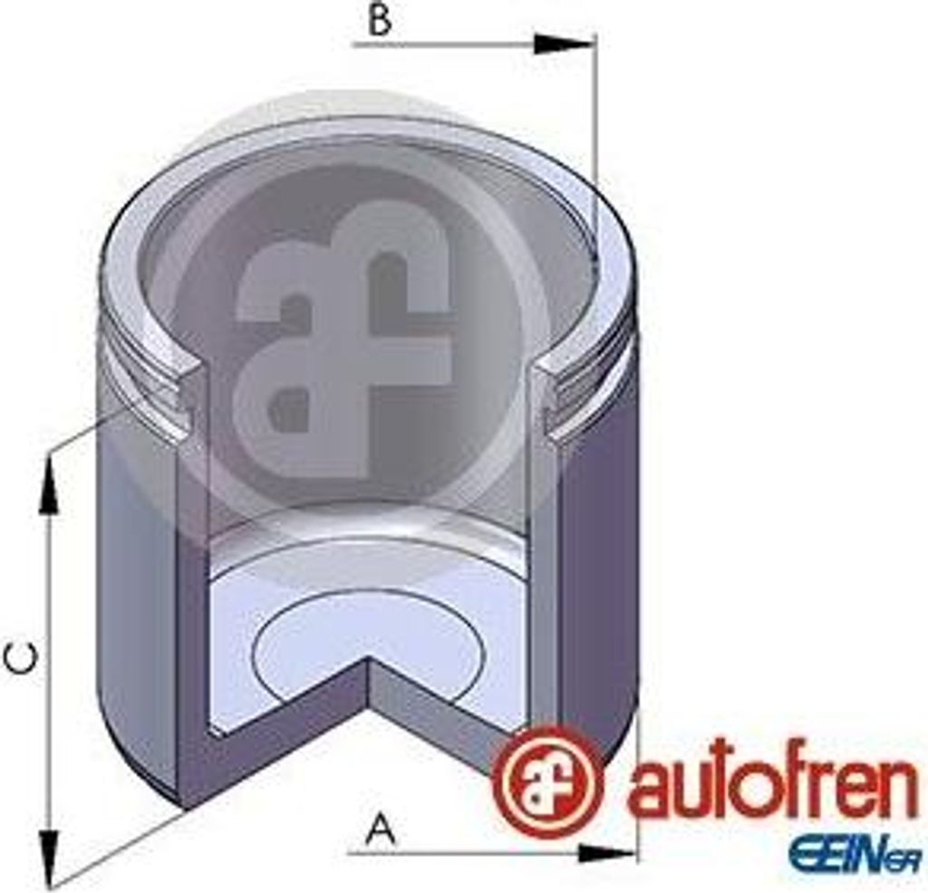 AUTOFREN SEINSA D025228 Kolben, Bremssattel OE 425558884 kompatibel mit Stilo, V-Klasse, Vito, Sprinter, Viano, Cabstar, NT400, Crafter