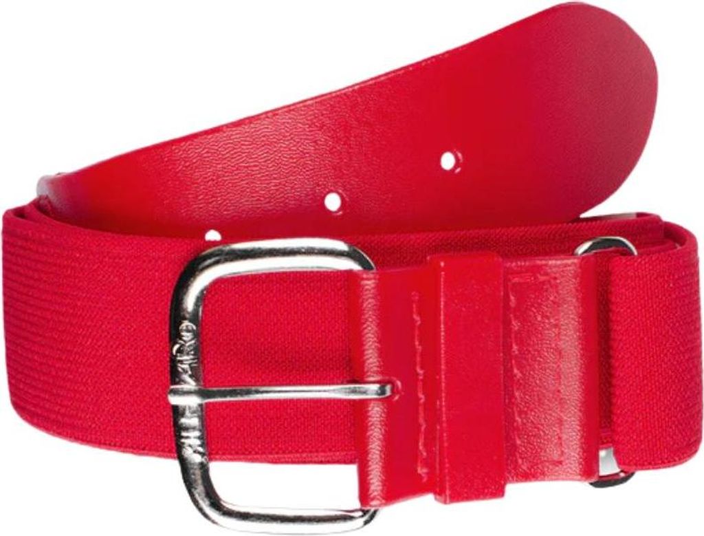 All Star 1025 1-1/4" Adjustable Elastic Belt Y Color Scarlet Baseball/Softball Artikel