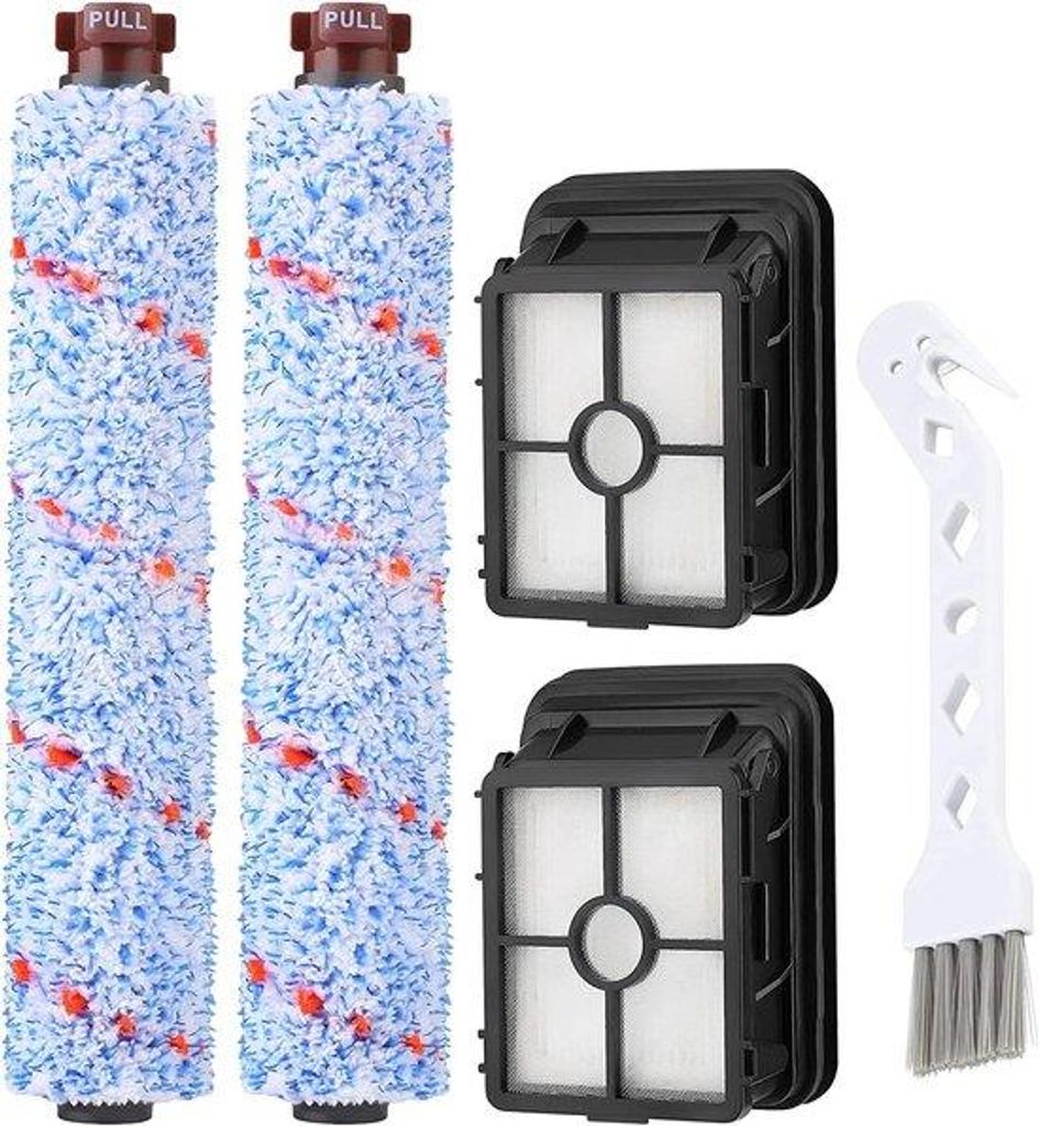 Accessoires-Set für Freo X Ultra - 11-teiliges Zubehörpaket mit Anti-Klit-Rolborstel, Seitenborsteln und Filtern