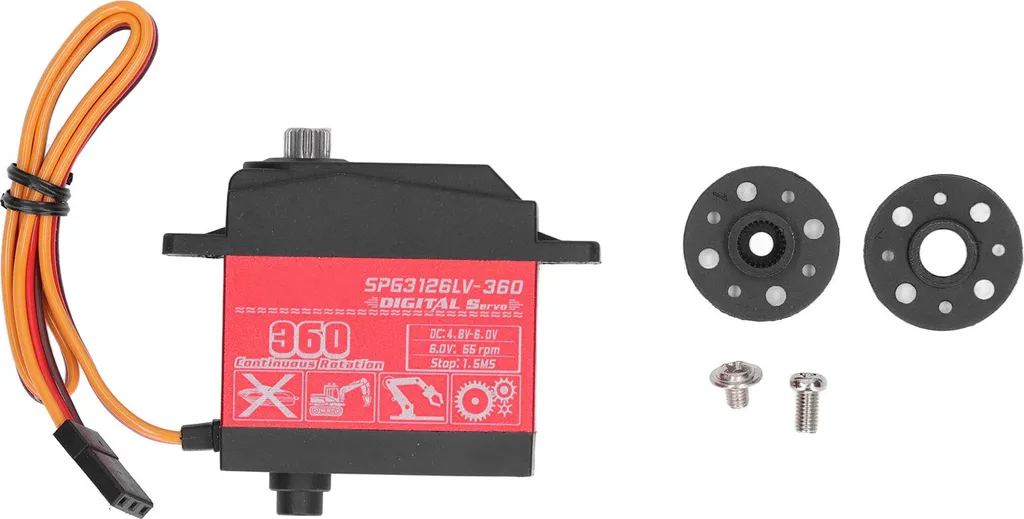 Servo-moteur numérique 26kg double axe avec bras pour robotique DIY