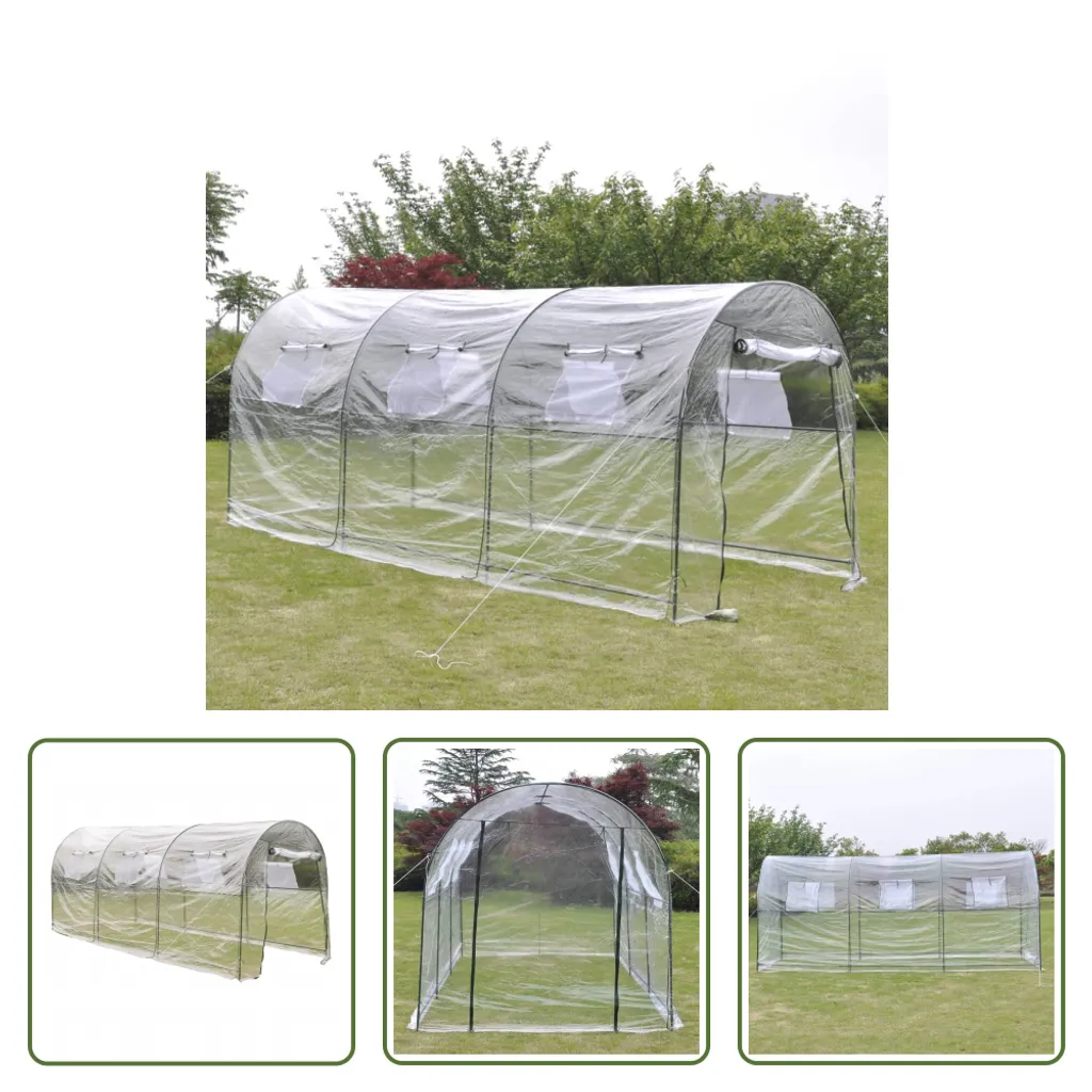The Living Store Serre de Jardin Grande et Mobile sur Roulettes Pro