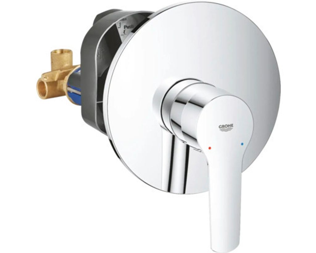 Grohe QuickFix Start - Unterputz Brausebatterie mit Einbaukörper, Chrom