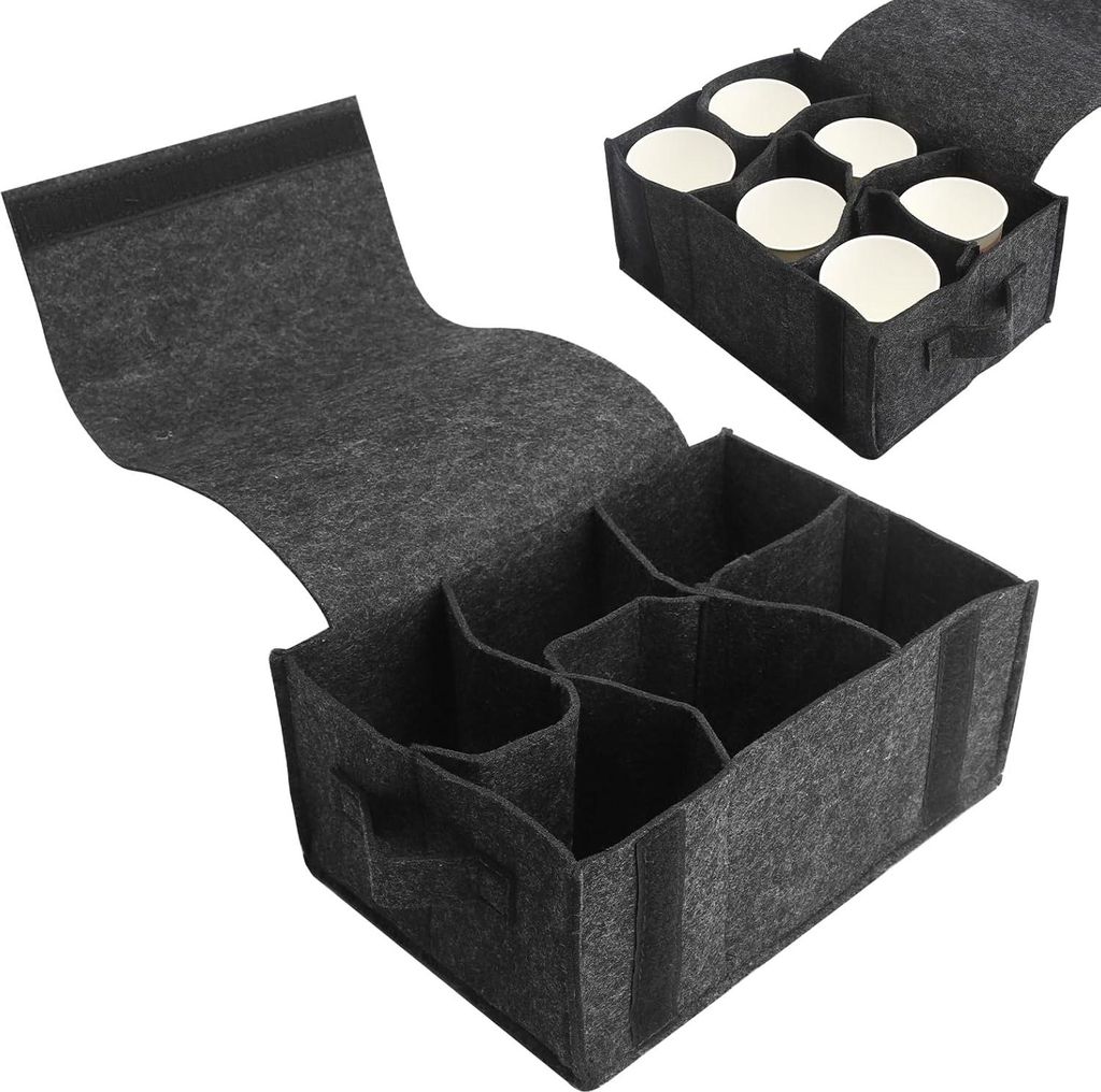 Filz Bordenhalter für Camper und Caravan - Organizer für Becher und Tassen