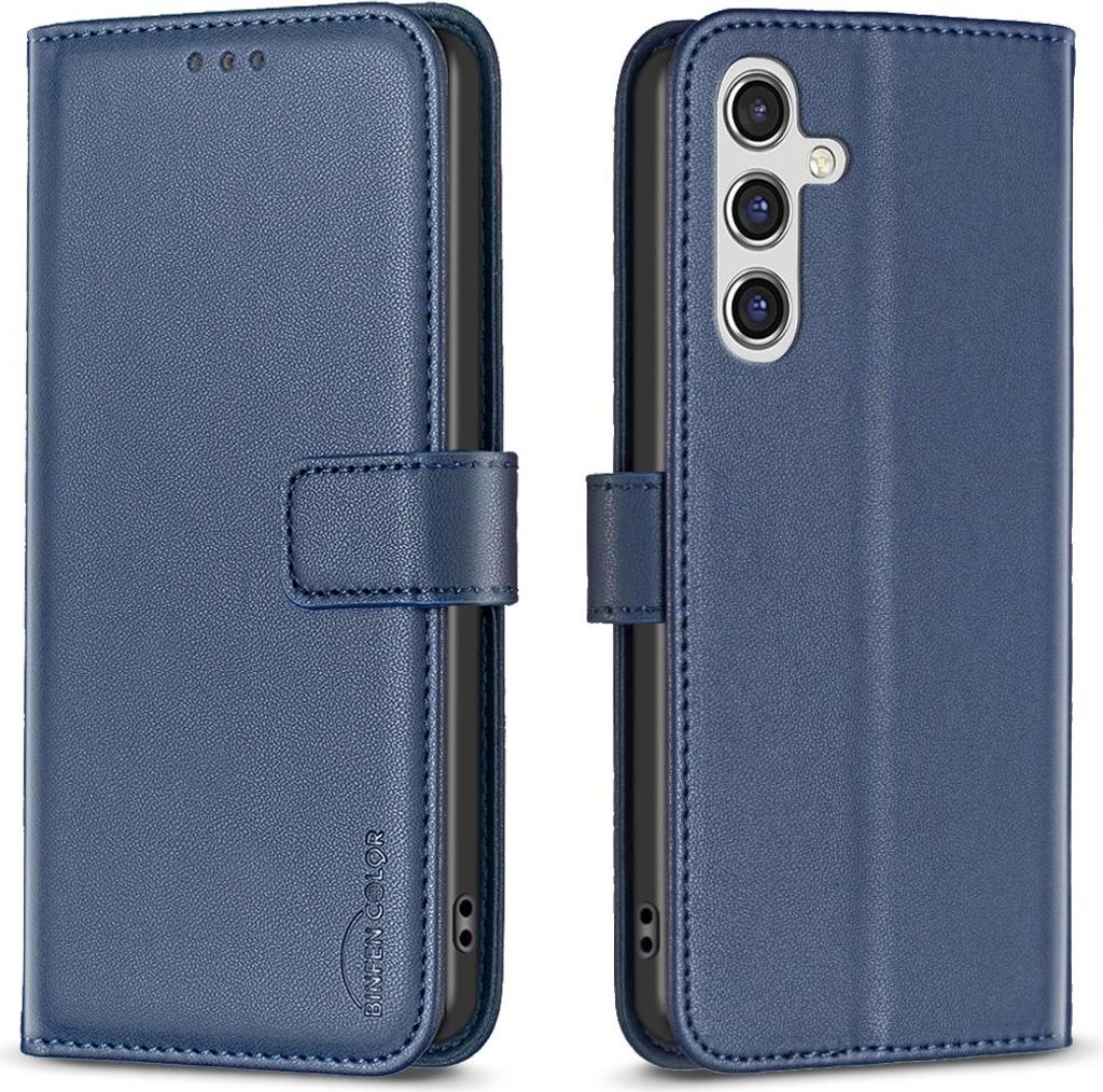 Samsung Galaxy S25 FE Hülle - BINFEN Klapphülle - Blau Produktbild 