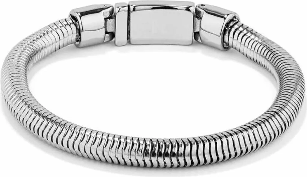 Gourmette homme Radiant argentée RH000289, bijou en acier inoxydable chic