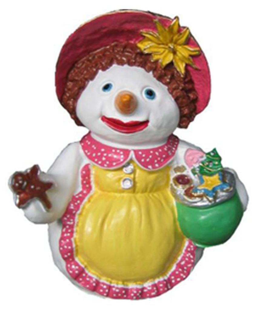 Schneemann Figur Statue Deko Figuren Deko Skulptur 32cm Winter Neu Statuen Neu