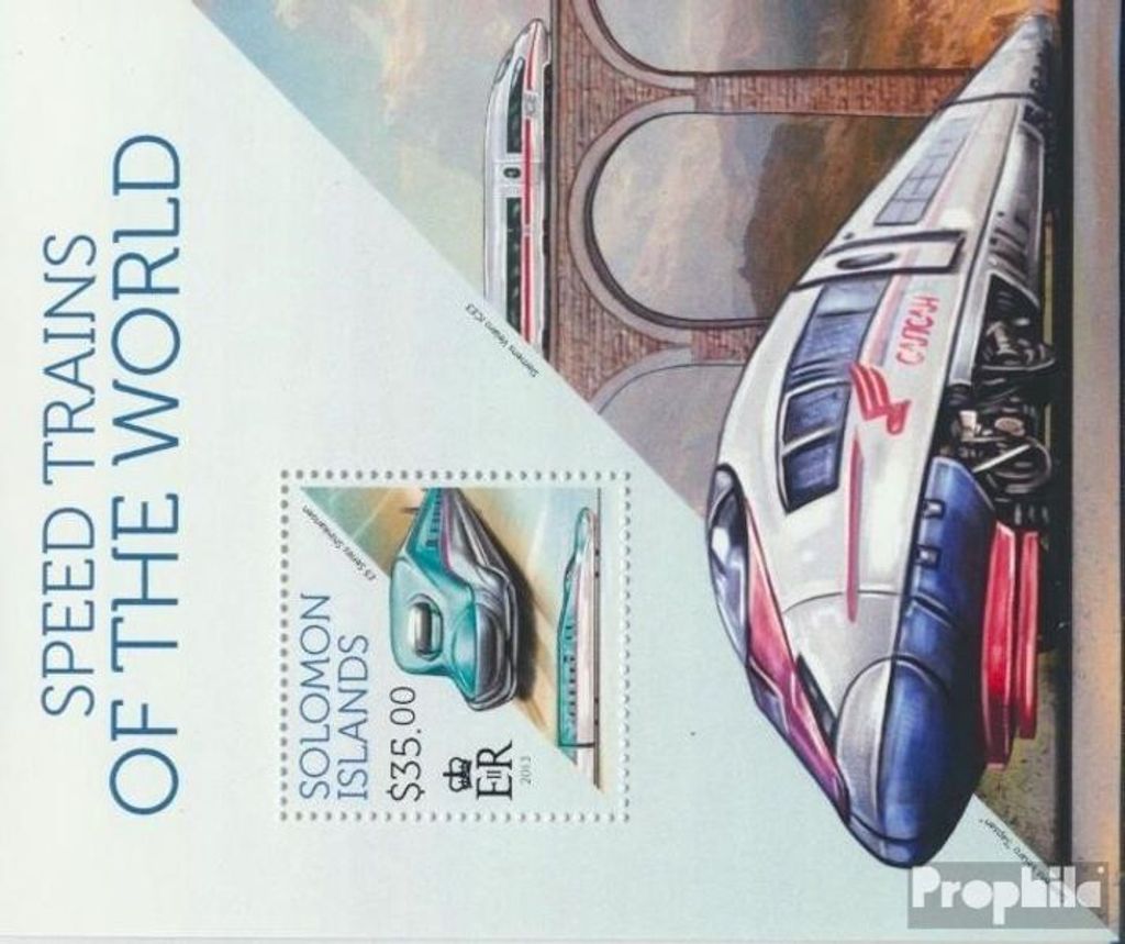 Briefmarken Salomoninseln 2013 Mi Block 222 (kompl. Ausg.) Produktbild 