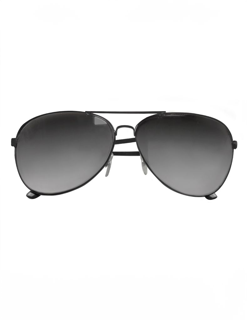 Brille "Police" | Verspiegelte Partybrille Silber Produktbild 
