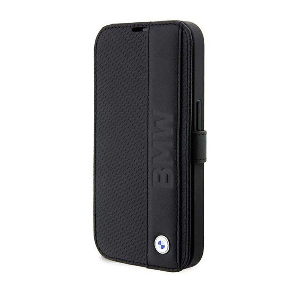 BMW, Schutzhülle für iPhone 14 Pro Folio BMW, Schwarz