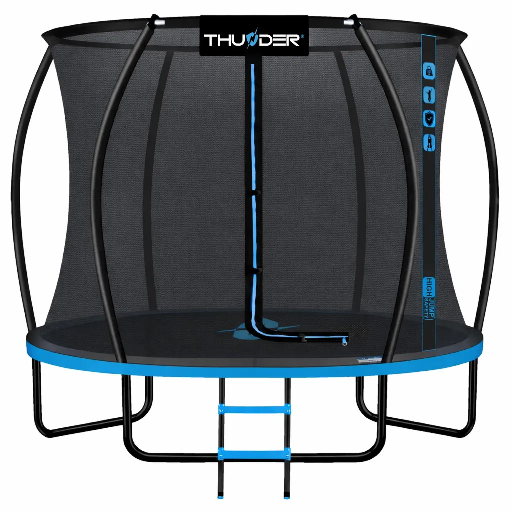 Trampoline 305 cm pour enfant et adulte charge 150 kg filet de sécurité