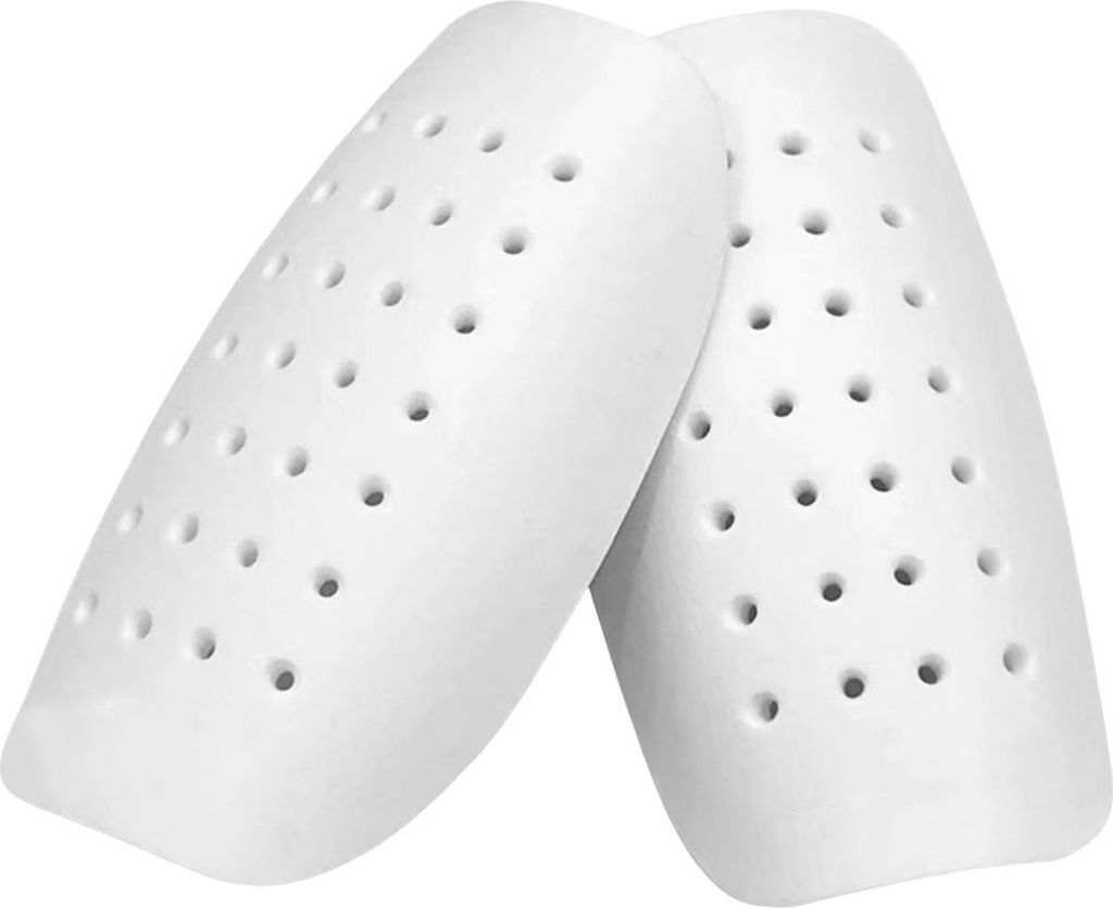 1 Paar Fußball-Schienbeinschoner mit atmungsaktiven Löchern, schlagfest, ergonomisches Design, Hartschalen-Schienbeinschoner für Jugendliche und...