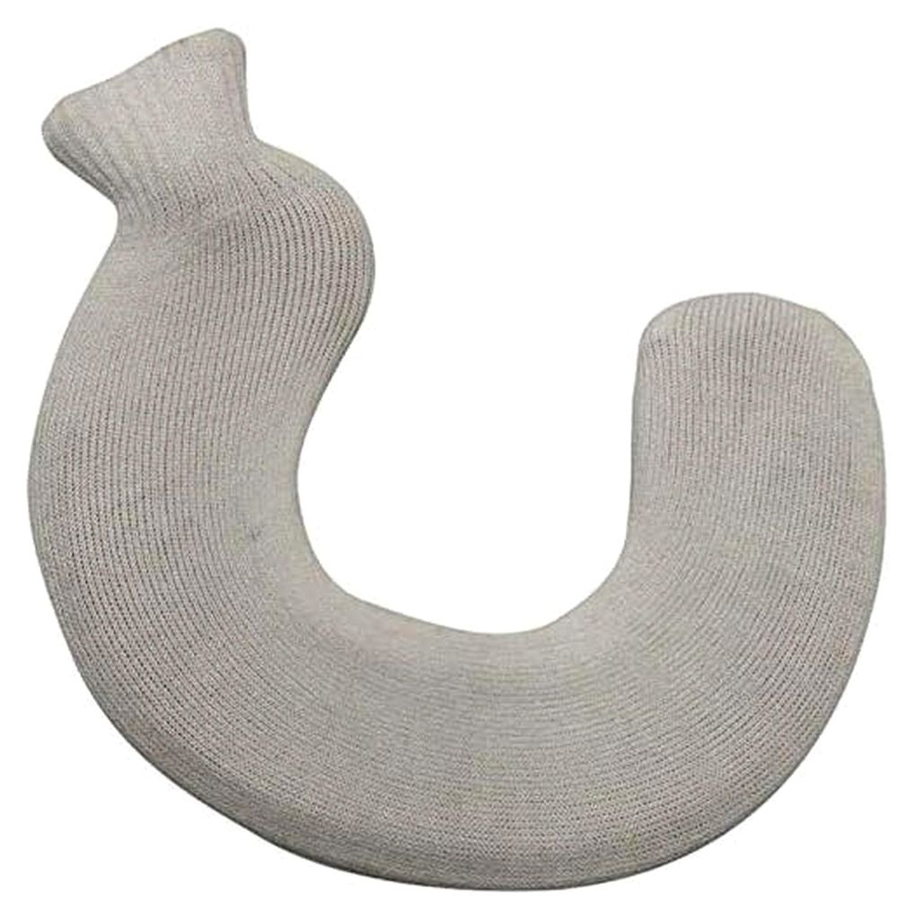 Wärmflasche mit Nacken- und Schulterbereich sowie abnehmbarem Bezug zur Schmerzlinderung und Muskelentspannung, 1 l