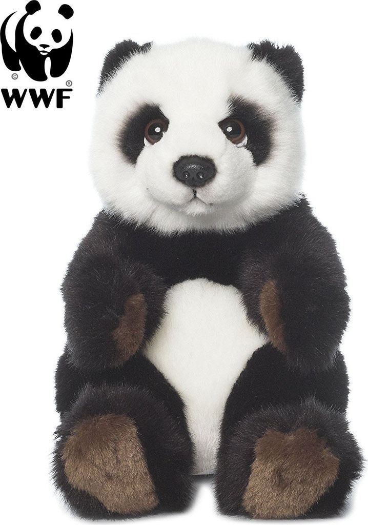 WWF - Plüschtier - Panda (15cm, sitzend) Kuscheltier Stofftier Pandabär