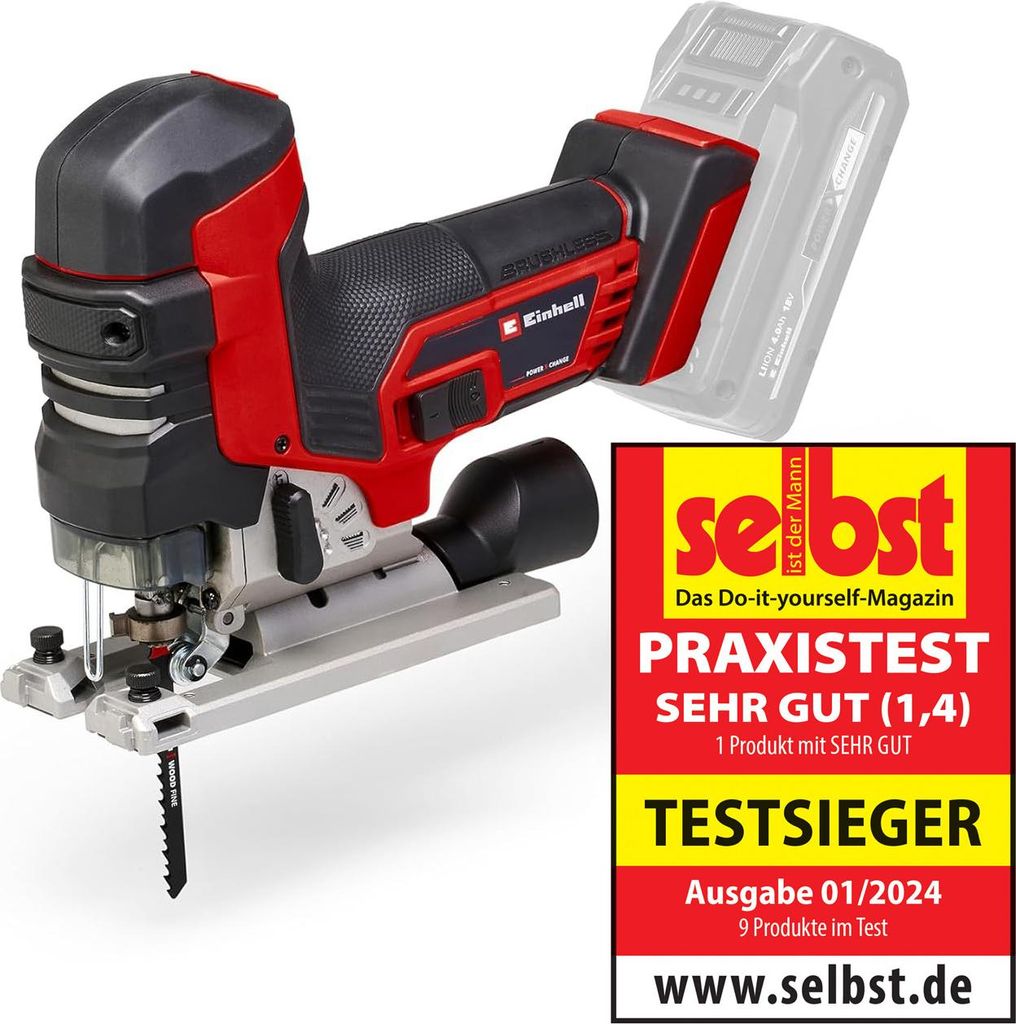Einhell Professional Akku-Stichsäge TP-JST 18/135 Li BL Produktbild 