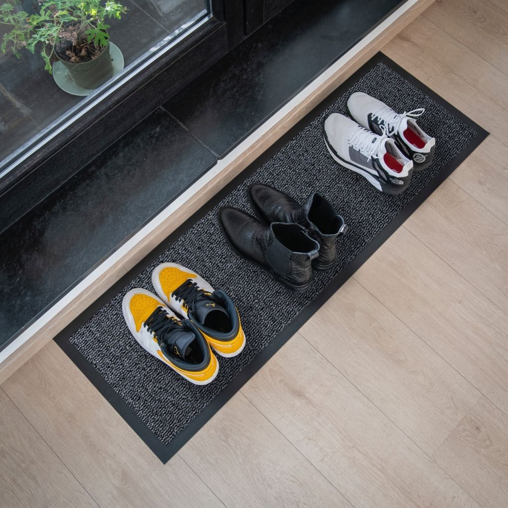 Studio M Classic Schmutzfangmatte/Küchenläufer 60x180 cm, rutschfeste, Anthrazit