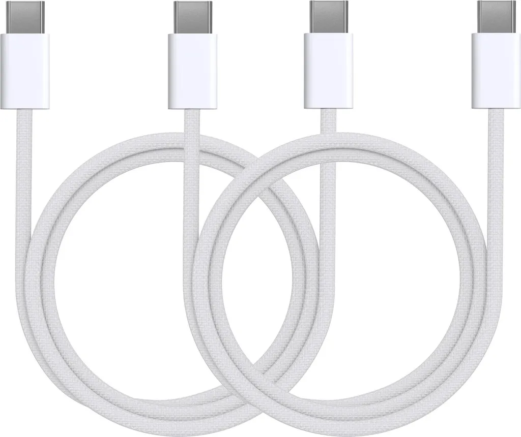 Cavo USB-C iPad Pro & Air 2024 - Kit 2 Pezzi Nylon Intrecciato 2m
