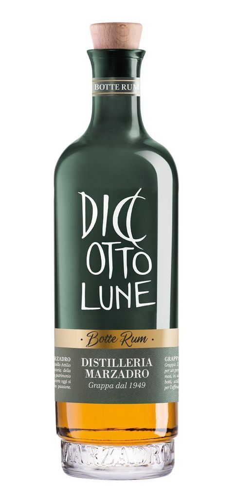 Diciotto Lune Botte Rum | Grappa von Marzadro | 0,2l. Flasche