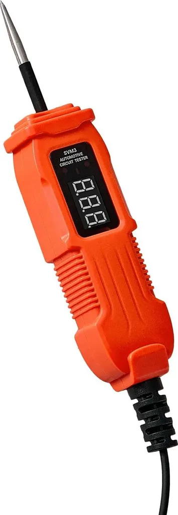 Testeur de tension auto avec écran LED rétroéclairé et boîtier ABS - 11