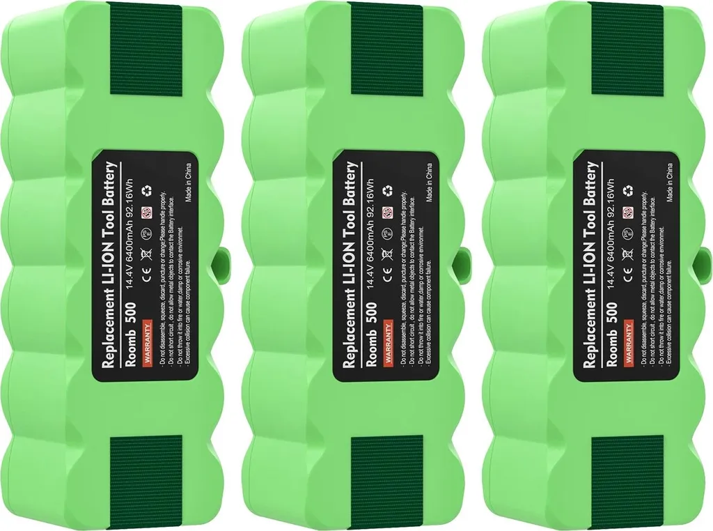 Kit Rigenerazione Roomba: 3 Batterie Hoover 6400mAh - Casa Pulita Sempre