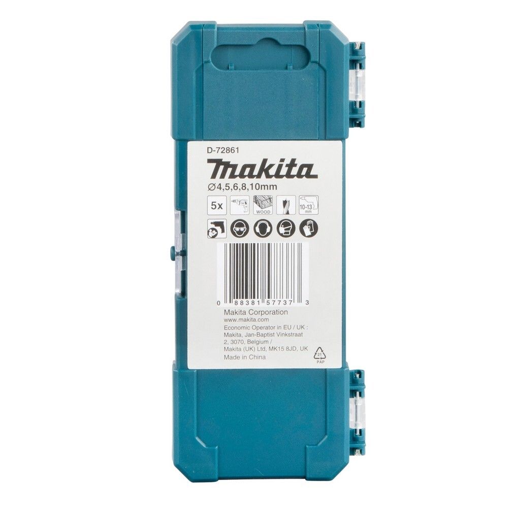 Makita D-72861 Holzbohrer-Set 4-10mm Produktbild 2