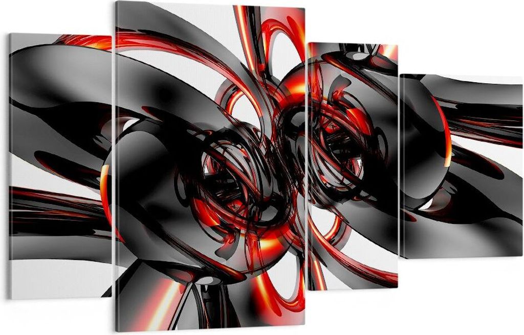 Bild auf Leinwand - Leinwandbild - Abstrakt Ring Glas Produktbild 
