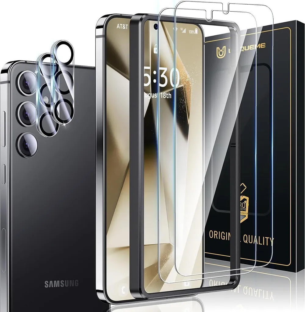 Vetro Temperato Samsung S24 Plus 9H - Protezione Schermo e Camera 2 Pezzi