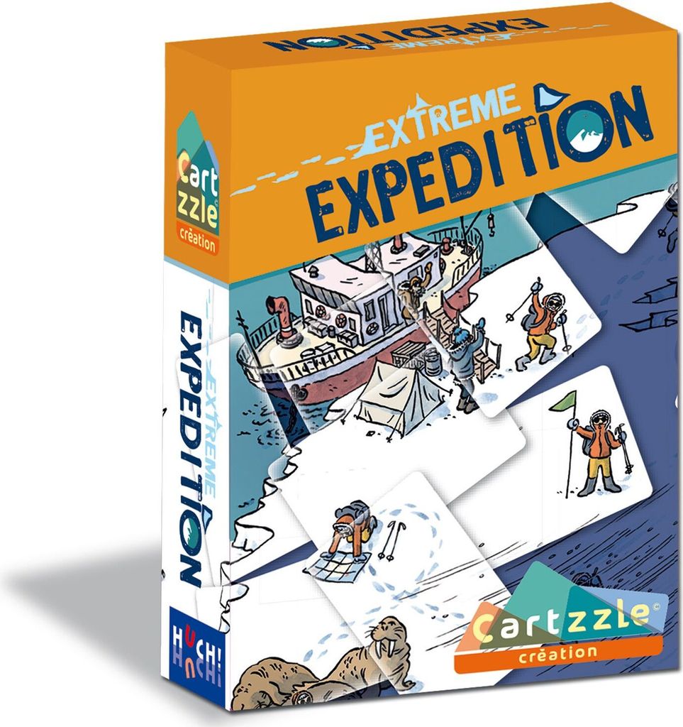 HUCH!, Cartzzle - Extreme Expedition – Außergewöhnliches Puzzle & Rätsel, Familienspiel mit doppeltem Bildspaß und kreativen Aufgaben, Perfek...