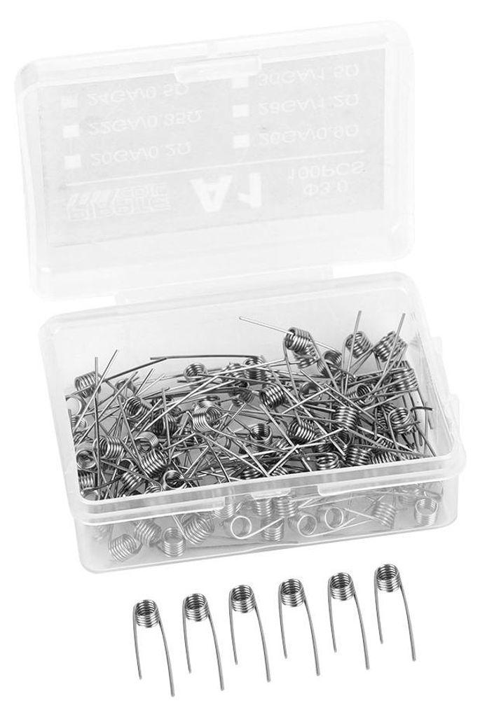 100PCS elektronische Zigarette Zubehör Zerstäuber Heizdraht Spule Widerstand (24GA/0,5 Ohm)